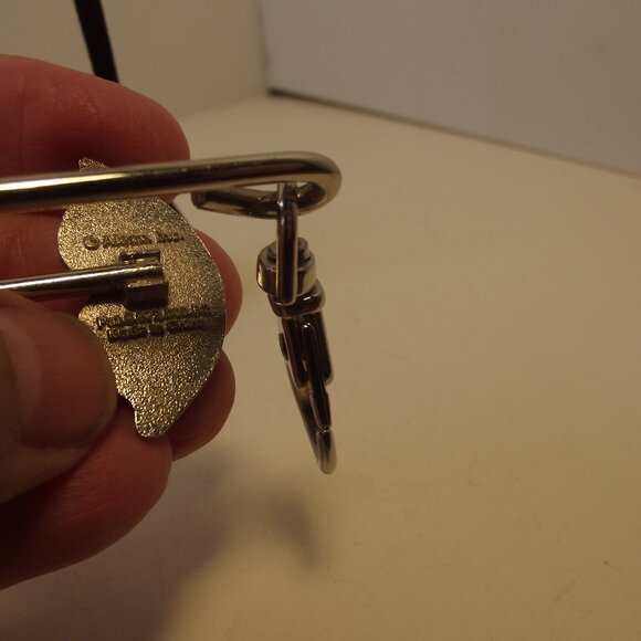 Purse Bag Charm Key Ring Key holder Lips & Rhinestones - Picture 4 of 6